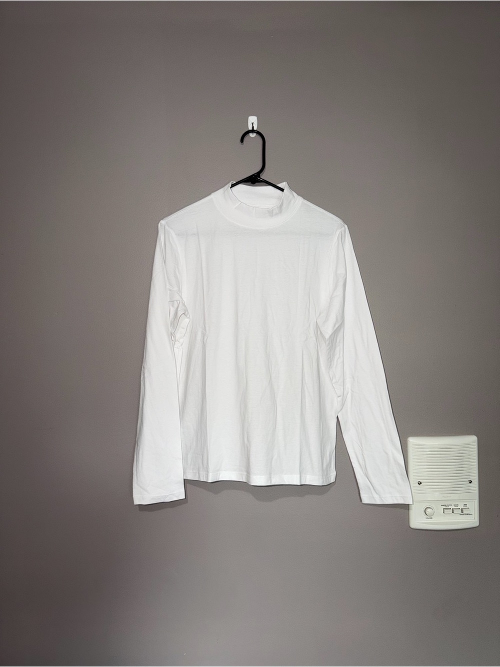 Set of 3- Wildfang White Long-Sleeve Mock Neck Tee